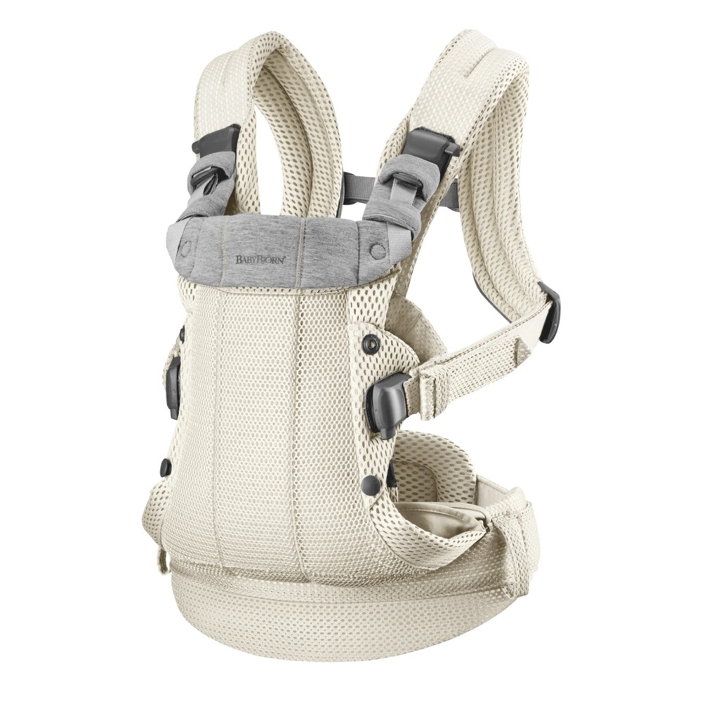 Babybjorn Baby Harmony 3D Mesh Sling in Cream. Very lightly used